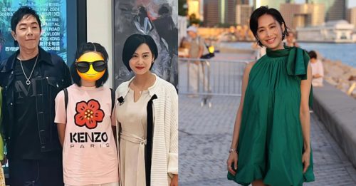 13岁女儿摆脱父亲基因 朱茵赞有少女味