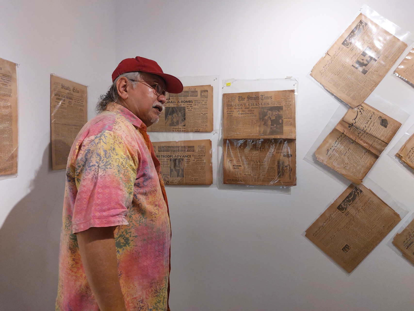 看好文：主题故事｜课本没教的独立故事 Raja Ahmad用旧报刊缝合历史