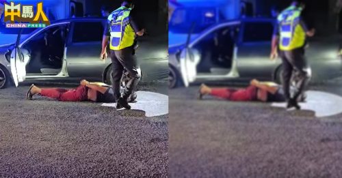 疑共车找目标遇截查拒停 5警车追逐 3惯犯落网