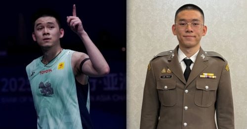 卸下羽球战袍  坤拉武特穿军装