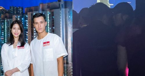 咬耳朵后急换位 朱​​敏瀚陈晓华泄恋情