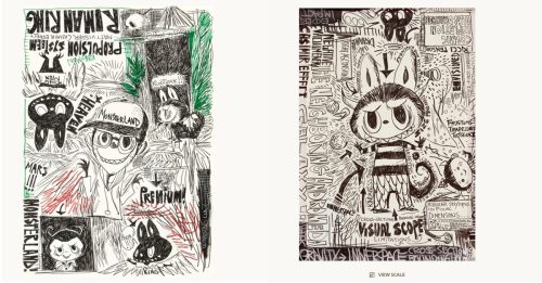 Labubu画作《第一部分》 超估价售出