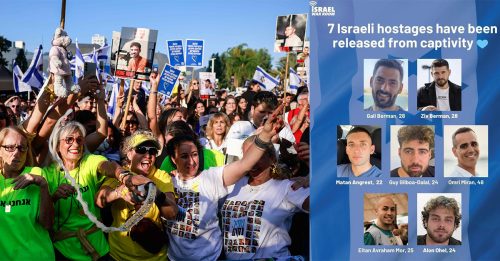 终于回家了！哈马斯交出首批7名人质