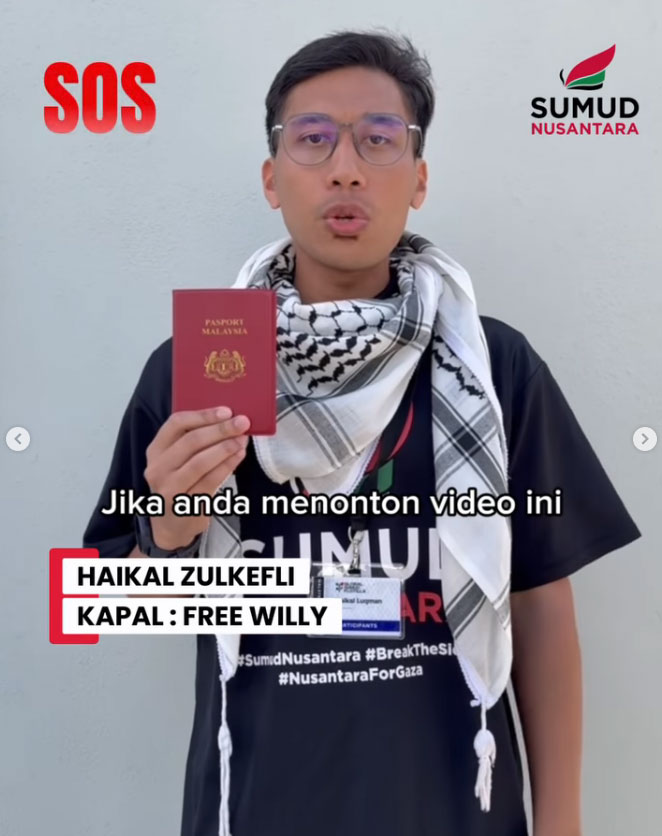 SNCC发布3名大马志工预录的求救视频。