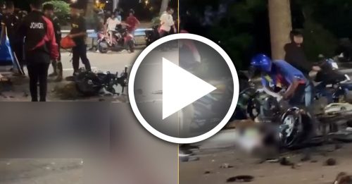 摩哆碰撞 2骑士重伤