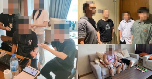 隆市破网赌集团 搜出避孕套现金 捕中国籍10男1女