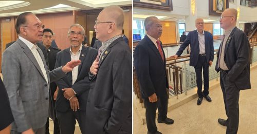 国会动态｜魏家祥在国会走廊 巧遇3任首相