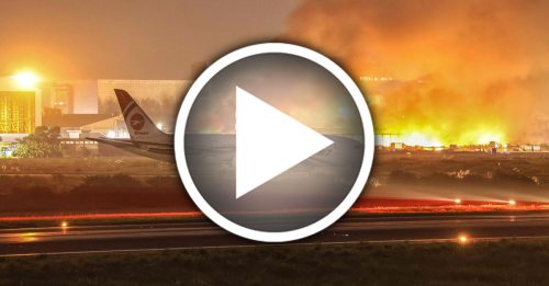 孟加拉首都国际机场大火 6小时后受控 航班恢复起降