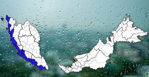 半岛西海岸一早下雨