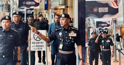 隆总警长亲自巡视KLCC 确保维安没疏漏