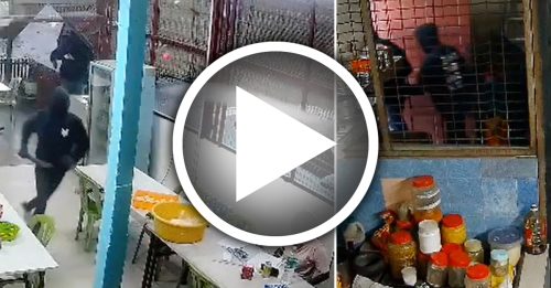 4蒙面匪持刀 闯餐厅 店主痛失1万财物