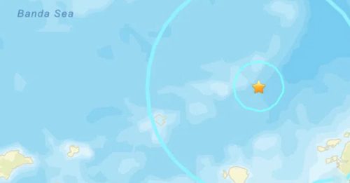 印尼班达海6.6级地震 无海啸风险
