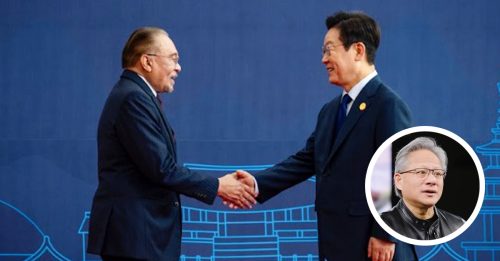 庆州APEC峰会｜安华今晤黄仁勋 商大马AI发展