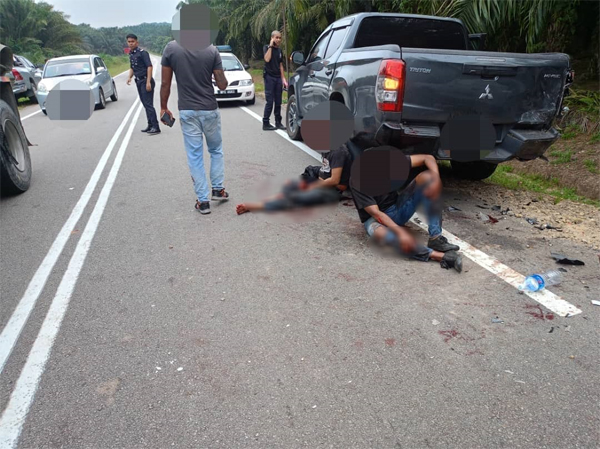 在发生殴斗时，涉案者疑似使用棍棒或武器殴打，造成两人重伤。