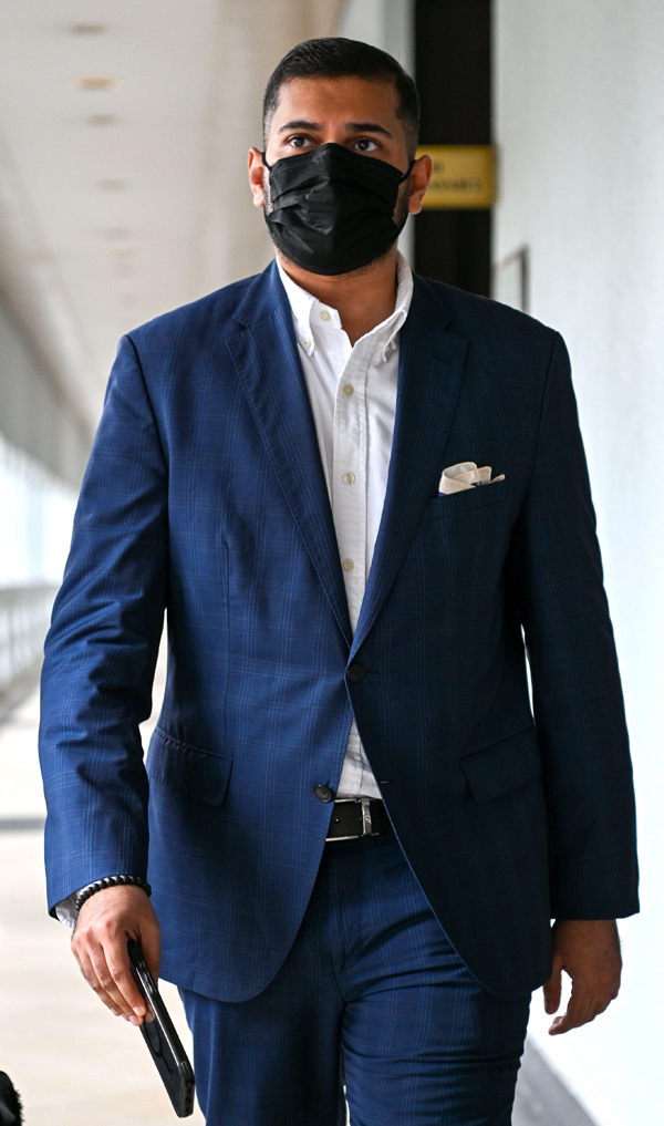 库翰阿鲁那沙兰到法庭面控。