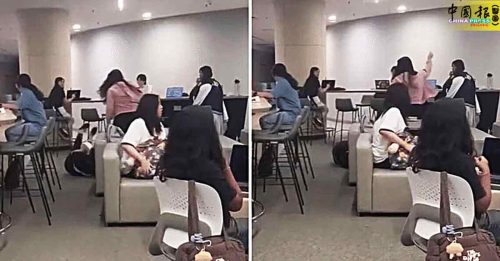 清洁工扯女大生头发 遭掌掴脚踢反击