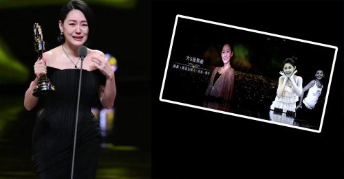 泪唱大S遗作奖献母亲 小S：“姐不在了，但还有我”