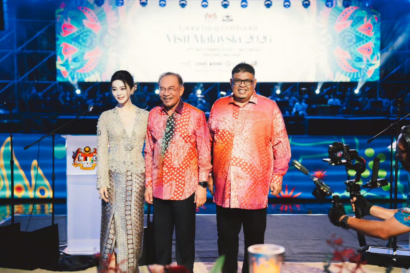 范冰冰日前来马出席大马旅游年推介礼。