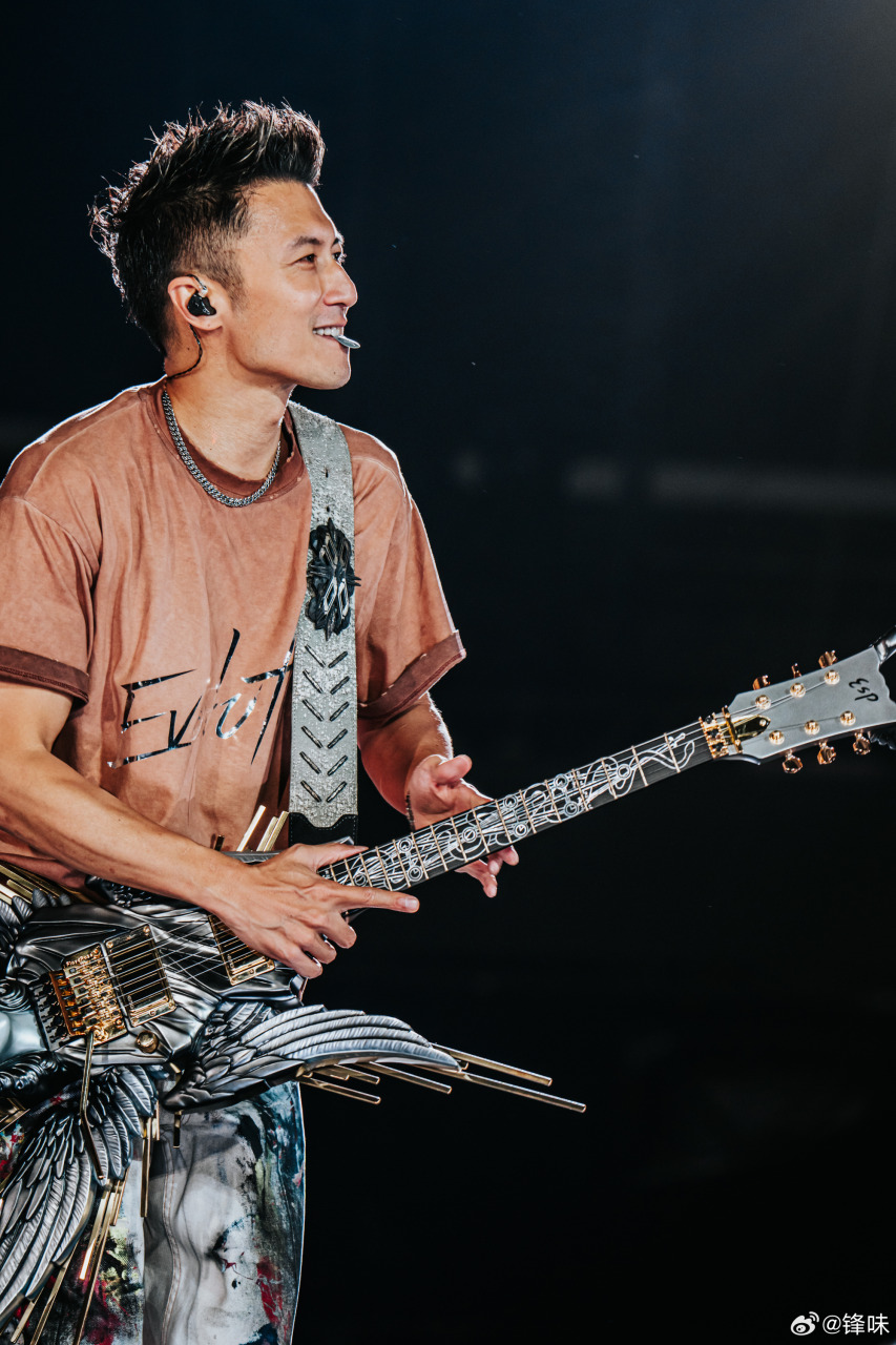 被激光灼伤头发烧焦 谢霆锋忍痛完成演出