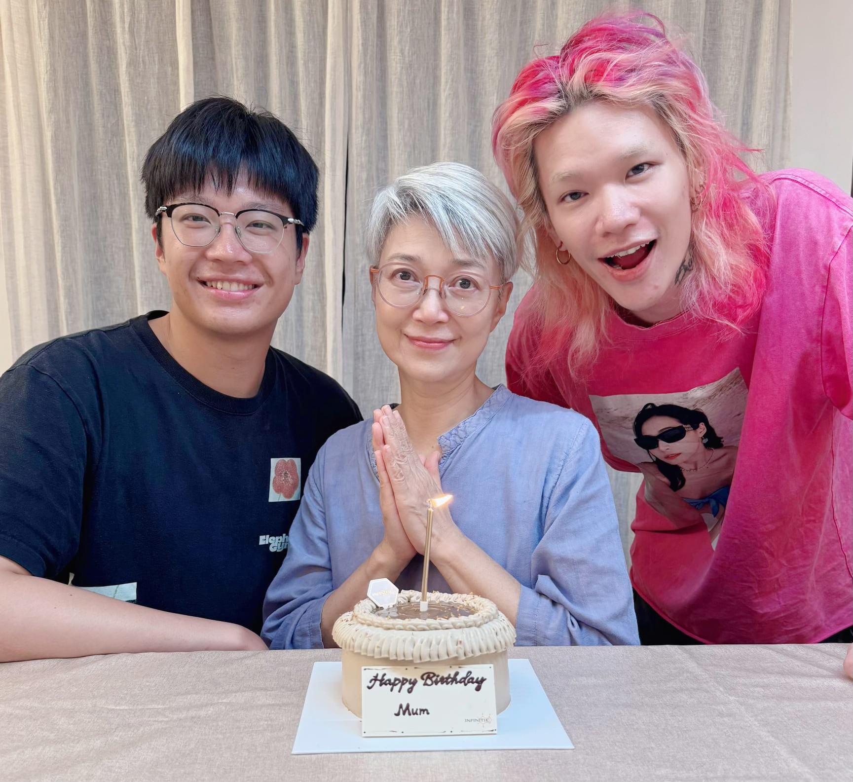 陈敏儿乐观面对逆境。