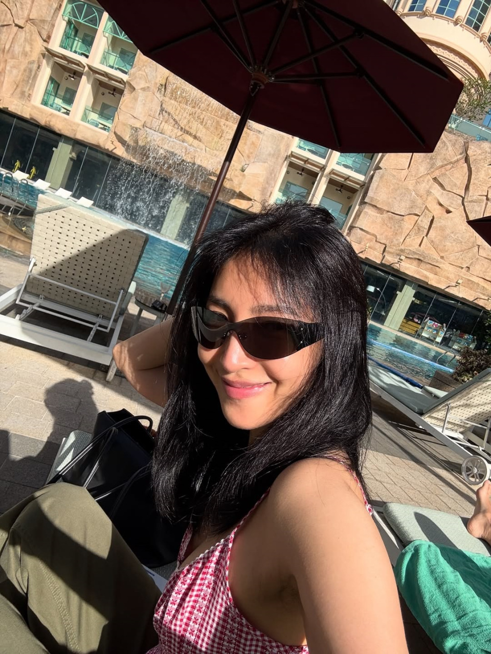 杨谨华在大马出差的日子非常惬意。