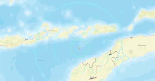 东帝汶附近海域 6.2级地震
