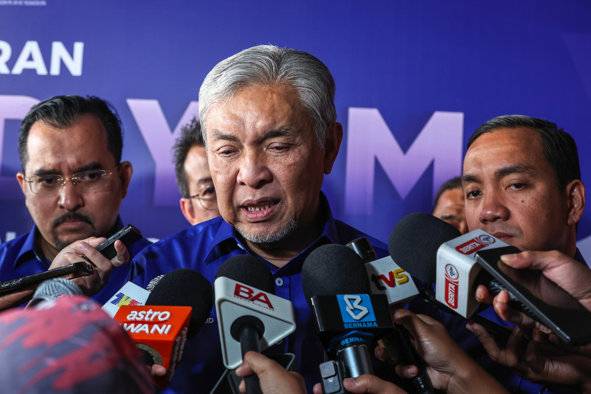 阿末扎希：官方活动不应出现任何酒精饮品。