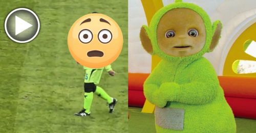 75岁巨星挺大肚腩比赛 穿萤光绿球衣神似天线宝宝