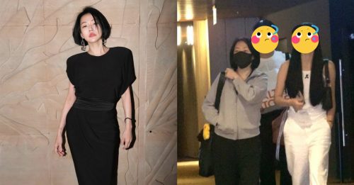 小S隔7个月首现身 疑女儿高帅男友曝光