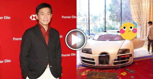 63岁影帝低调看跑车 接地气打扮完美融入人群