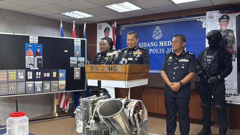 警破摇头丸集团 起获533万令吉毒品 逮捕4本地男