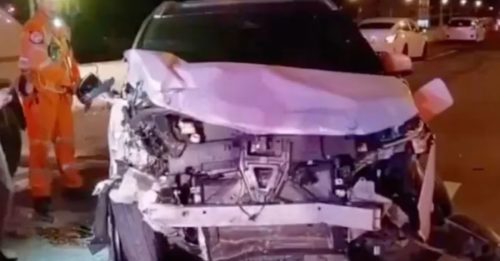 见死亡车祸 下车施救 护理系女学生也被撞死