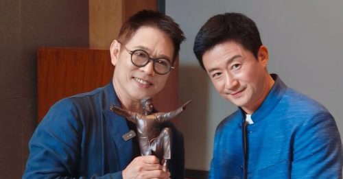 李连杰神采奕奕现身功夫赛 吴京接棒传承武术精神