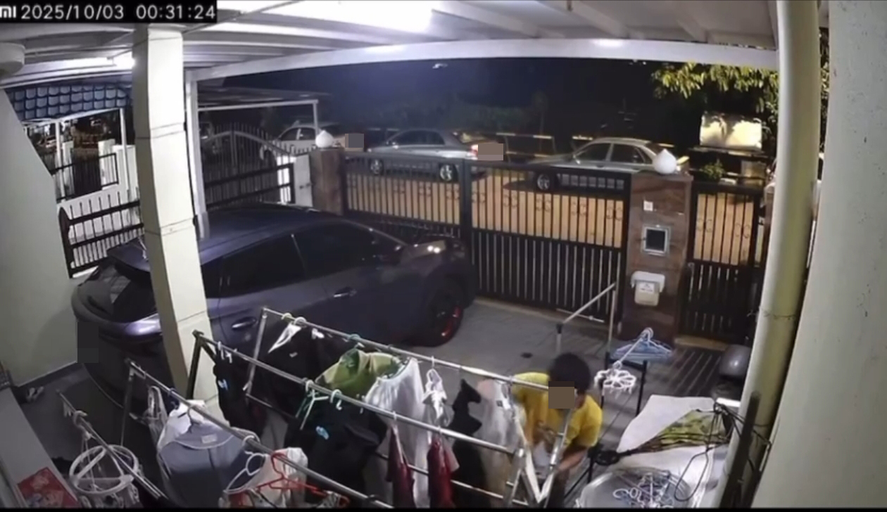 姐妹们小心 甲洞花园 有偷内衣贼