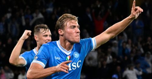 欧冠｜霍伊伦德双响  纳波利2比1挫士砵亭