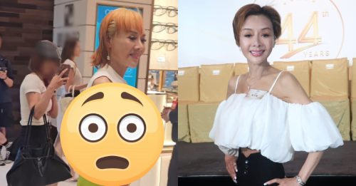 叶子楣瘦到似营养不良 频捂下腹网友惊问：有BB？