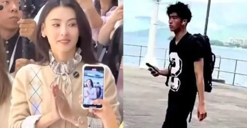 谢霆锋长子被夸有礼貌 张柏芝遭亏现水桶腰