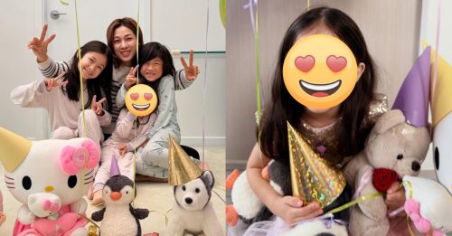 锺嘉欣幼女暴风成长 网友：像妈妈好甜