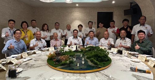 福建总商会与华总交流 委林家全刘国民顾问