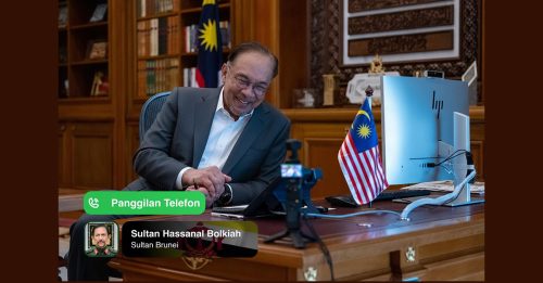 汶莱苏丹拨电慰问 关心安华身体健康