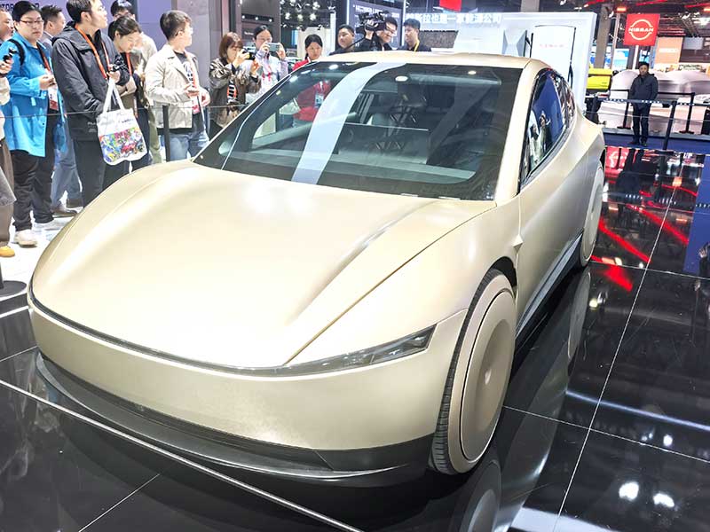 无人驾驶电动车Cybercab。