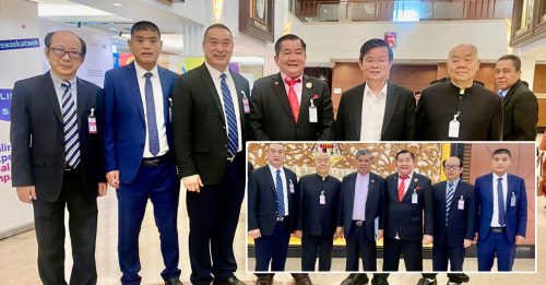 陈春华率企业家 拜访末沙布和曹观友