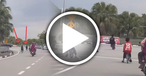 交通圈当游乐场 孩童骑蚊型脚车乱窜