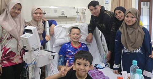 患癌商人向妻儿预先告别 “想我时就望天微笑”