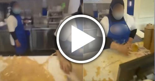 咖啡店职员请客“出去” 顾客怒摔咖啡掀口角