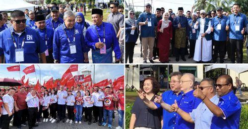 沙巴州选｜重量级领袖现身沙巴 为各自阵营候选人造势