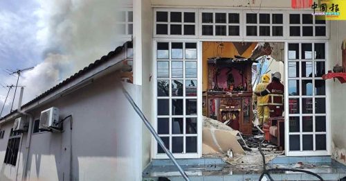 住家惊传爆炸巨响 妇女围浴巾逃命　