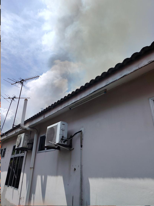 住家惊传爆炸巨响 妇女围浴巾逃命