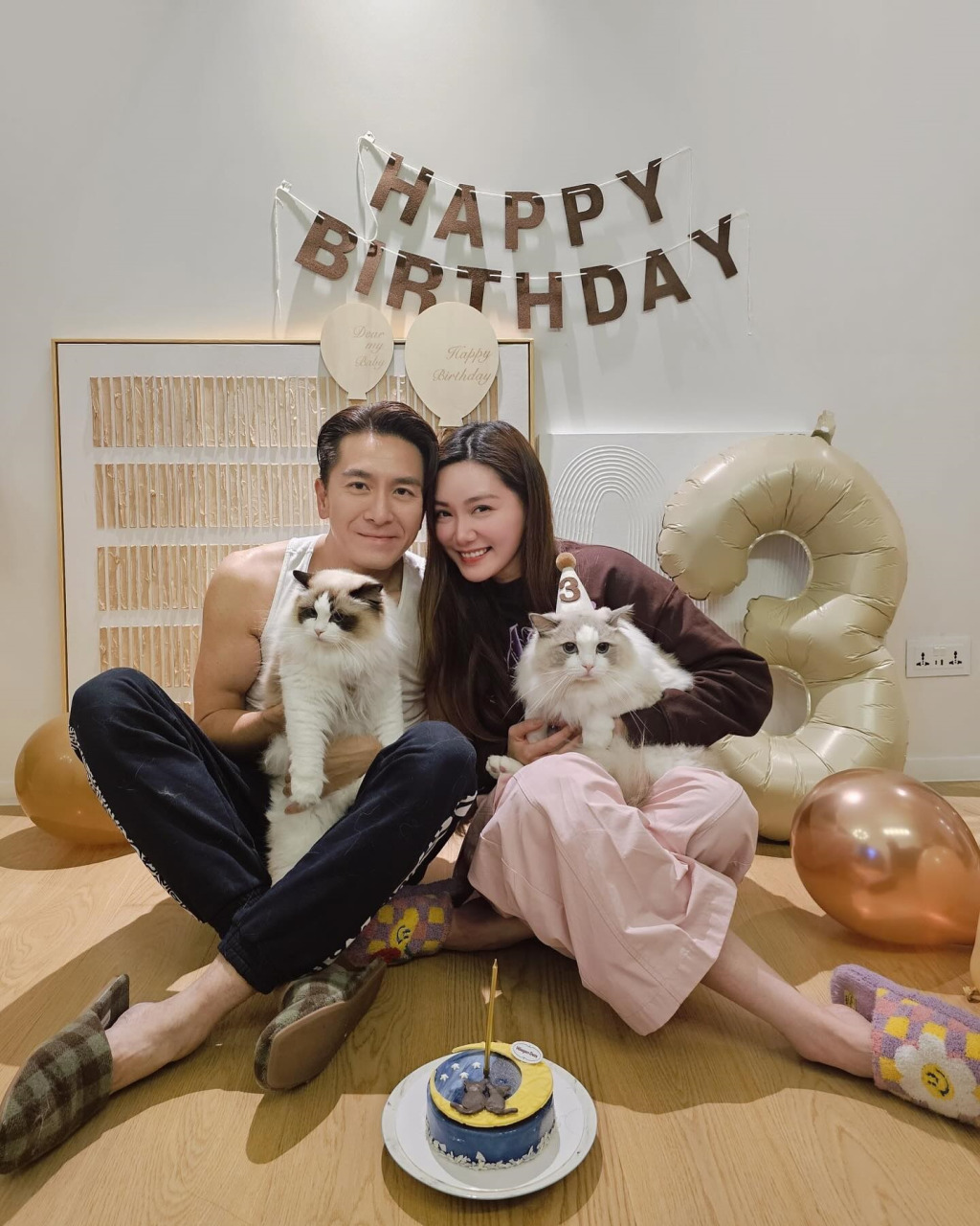 马国明被怀疑偷穿老婆汤洛雯的衣服。