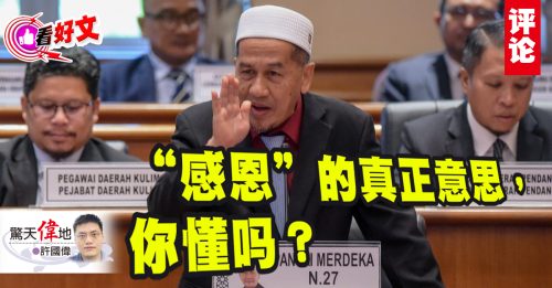 看好文｜许国伟：听到感恩就反感